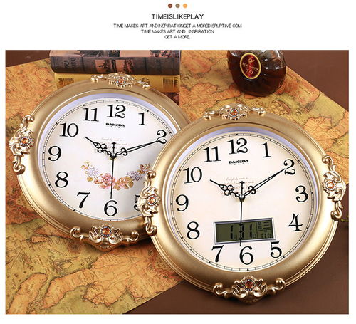 静享时光 现代客厅创意挂钟，打造个性与宁静的居家美学